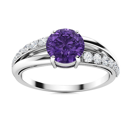 Amethyst Rings For Women | Rings | Diamondere (Natural & Certified)