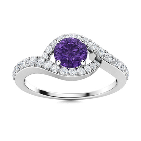 Amethyst Rings For Women | Rings | Diamondere (Natural & Certified)