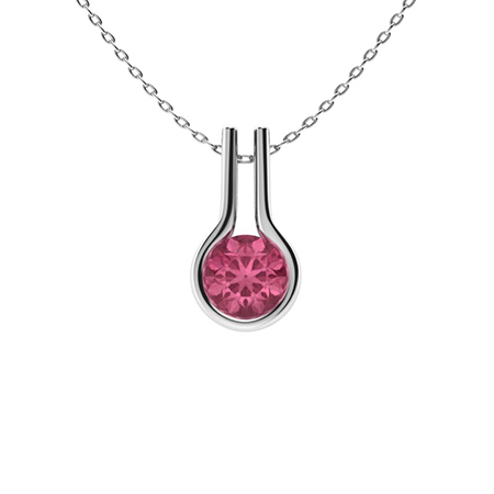 Pink Sapphire Pendant-CP4395WPS - Chatham Inc.