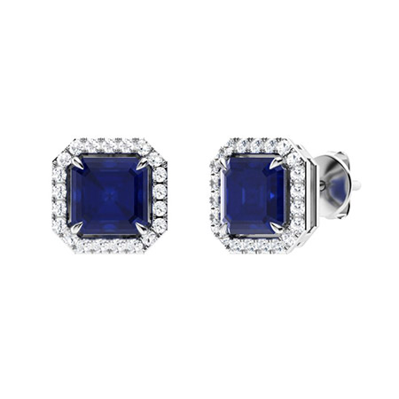 Sapphire Earrings For Women | Earrings | Diamondere (Natural & Certified)