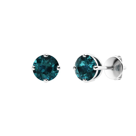 Blue Diamond Earrings For Women | Earrings | Diamondere (Natural ...