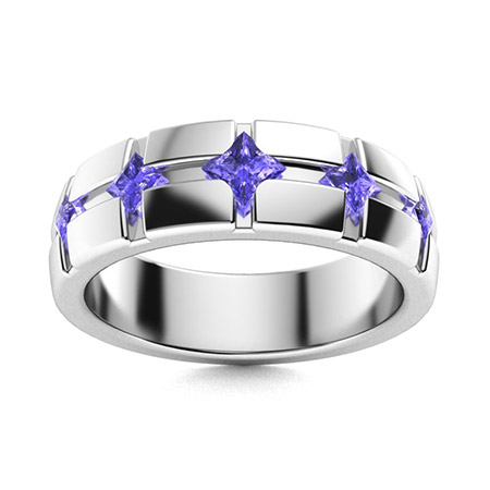 Men's Tanzanite Rings | Men's Tanzanite Wedding bands | Diamondere