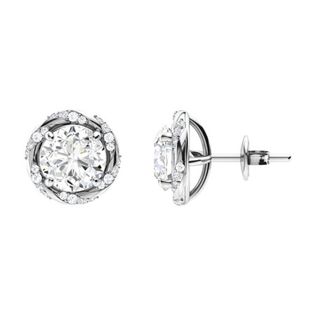 Custom Diamond Earrings For Women | Earrings | Diamondere
