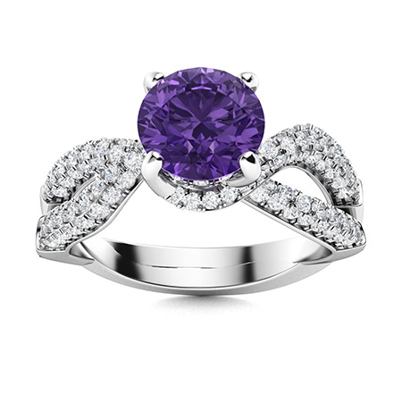 Amethyst Rings For Women | Rings | Diamondere (Natural & Certified)