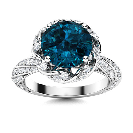 London Blue Topaz Rings For Women | Rings | Diamondere (Natural ...