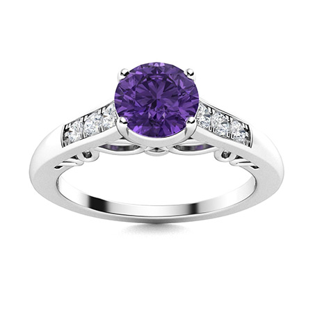 Amethyst Rings For Women | Rings | Diamondere (Natural & Certified)