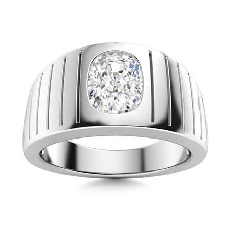 Men's Lab Created Diamond Wedding Bands | Men's Lab Created Diamond ...