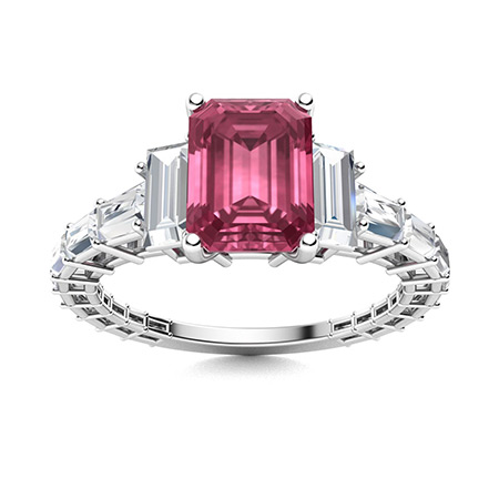 Pink Tourmaline Rings for Women | Heirloom Quality Available | Diamondere