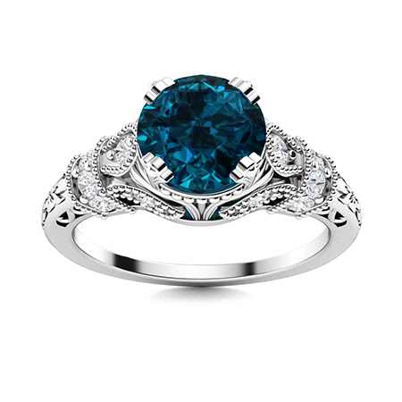 blue topaz engagement ring set OFF 56% |Newest