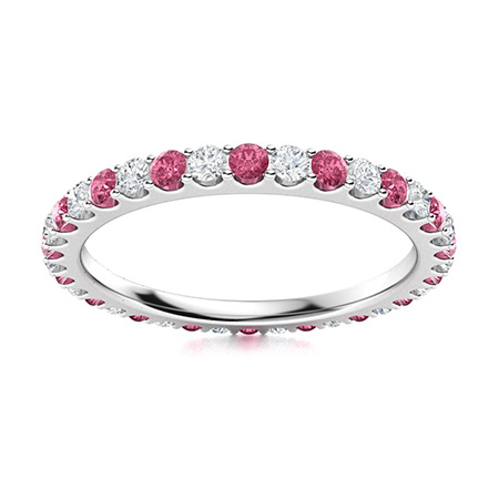 Asscher Pink Tourmaline Ring- SOLD - Sholdt Jewelry Design