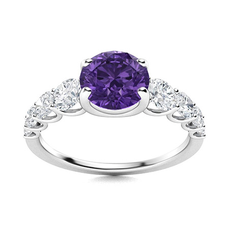 Amethyst Rings For Women | Rings | Diamondere (Natural & Certified)