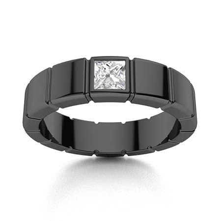 Men’s Black Gold Rings | 14K Black Gold Wedding Bands for Men | Diamondere