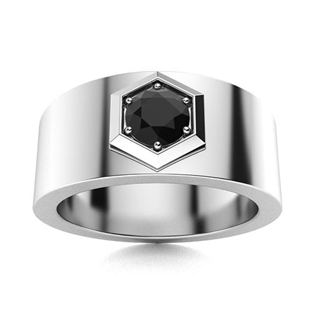 Men's Black Diamond Rings | Men's Black Diamond Wedding Bands | Diamondere