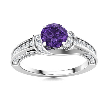 Amethyst Rings For Women | Rings | Diamondere (Natural & Certified)