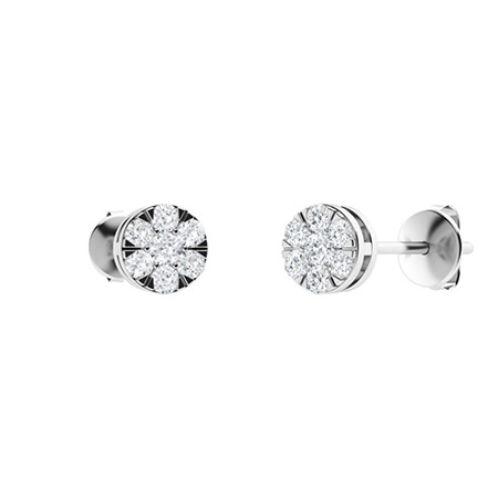 Details about   0.90 Ct White VVS LAB Diamond Womens Stud Earrings 14K Yellow Gold Over Silver