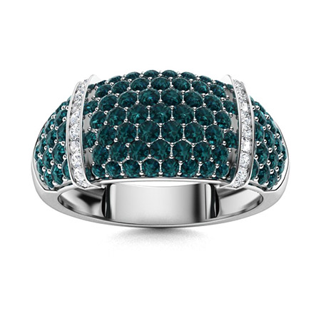 Men's Blue Diamond Wedding Bands | Men's Blue Diamond Rings ...