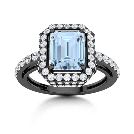 Black Gold Rings For Women | Diamondere
