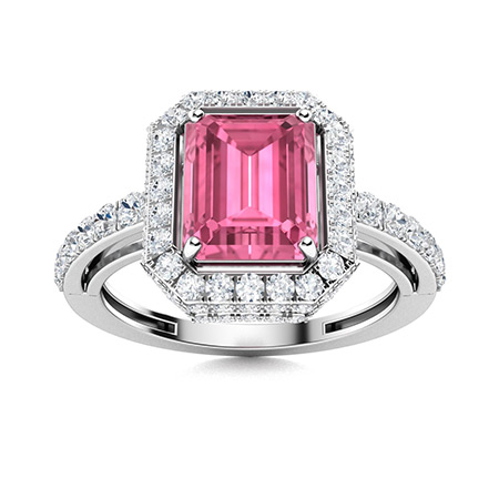 Pink Tourmaline Rings for Women | Heirloom Quality Available | Diamondere