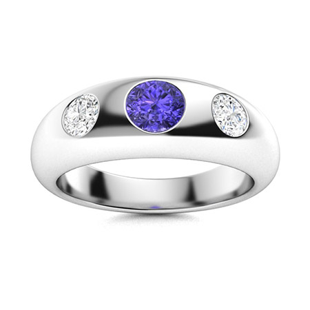Men's Tanzanite Rings | Men's Tanzanite Wedding bands | Diamondere