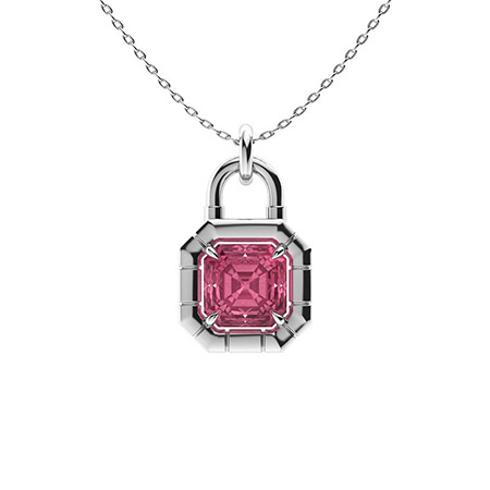 Pink Tourmaline, Diamond & Sapphire Necklace – CRAIGER DRAKE DESIGNS®