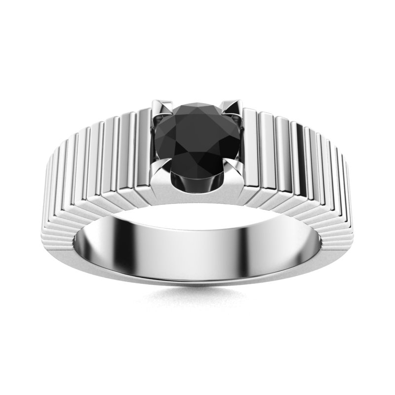 Men's Black Diamond Wedding Bands | Men's Black Diamond Rings ...