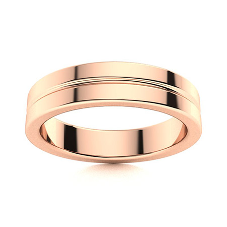 Men's Wedding Bands in Rose Gold | Men's Rings in Rose Gold | Diamondere