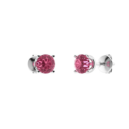 Pink Sapphire Earrings For Women | Earrings | Diamondere (Natural