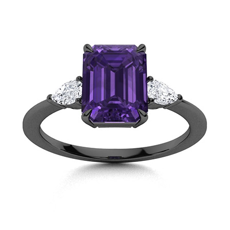 Black Gold Rings For Women | Diamondere