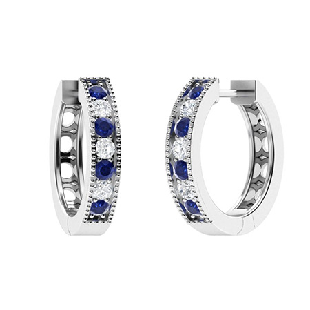 Sapphire Earrings For Women | Earrings | Diamondere (Natural & Certified)