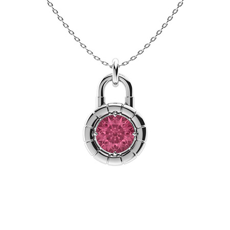 Pink Sapphire Pendant-CP4395WPS - Chatham Inc.