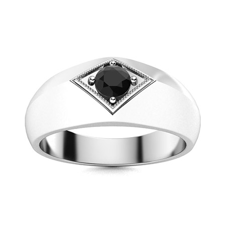 Men's Black Diamond Wedding Bands | Men's Black Diamond Rings ...