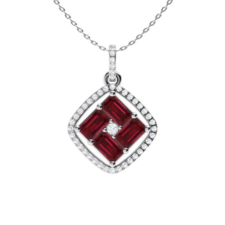 unique ruby necklace