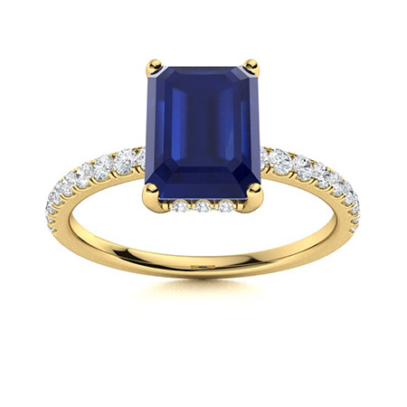 18k Yellow Gold Rings For Women | Diamondere