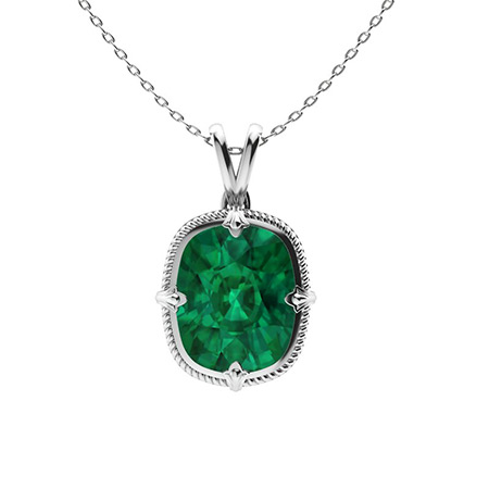 LMDPRAJAPATIS 12.25 Ratti 11.00 Carat Natural Emerald Pear Shape Gold  Plated Pendant Locket for Men and Women (Astrological Purpose Pendant) :  Amazon.in: Fashion