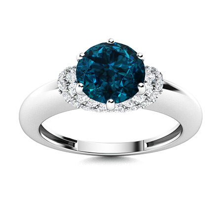 London Blue Topaz Rings For Women | Rings | Diamondere (Natural ...