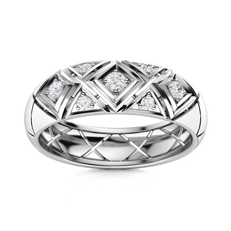Men's Lab Created Diamond Wedding Bands | Men's Lab Created Diamond ...