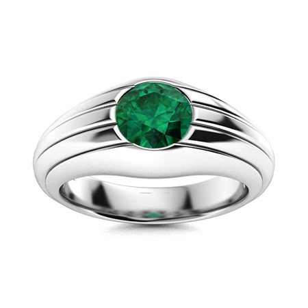 Men's Emerald Jewelry | Men's Jewelry | Diamondere (Natural & Certified)