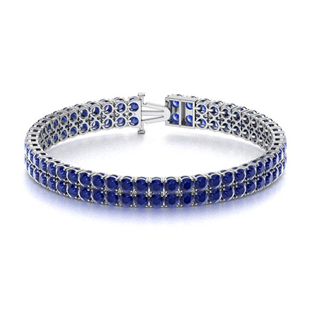 Men's Sapphire Bracelets | Men's Bracelets | Diamondere (Natural ...