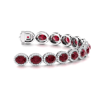 Ruby Bracelets For Women | Bracelets | Diamondere (Natural & Certified)