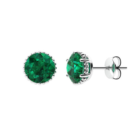 Emerald Earrings For Women | Earrings | Diamondere (Natural & Certified)