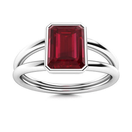 Zikra Red White Ring – Sadia Hyderabadi Jewellery