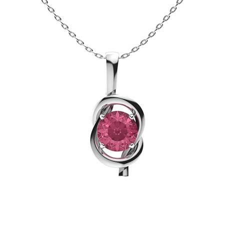 Pink Sapphire Necklaces | Pink Sapphire Pendants For Women 
