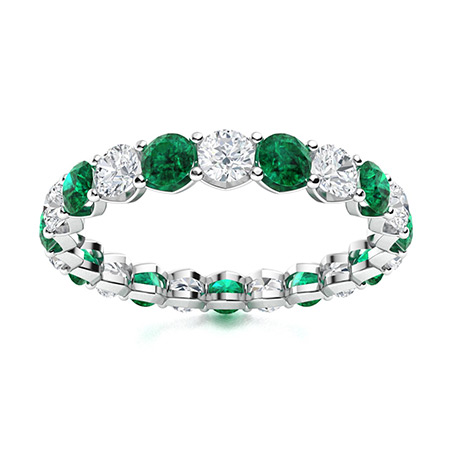 women emerald diamond ring