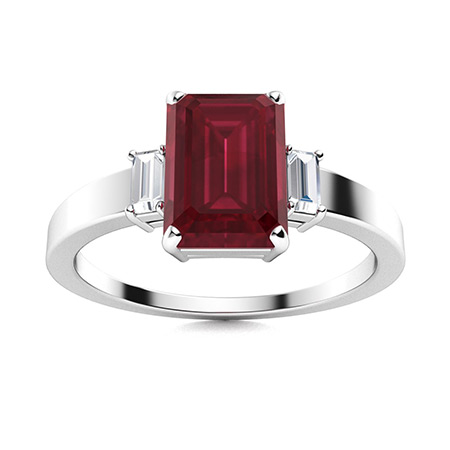 Unusual on sale ruby rings