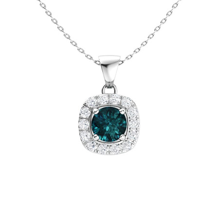Blue Diamond Necklaces | Blue Diamond Pendants For Women | Pendants ...