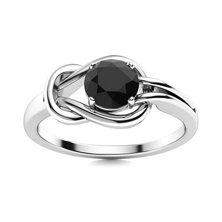 black onyx womens ring