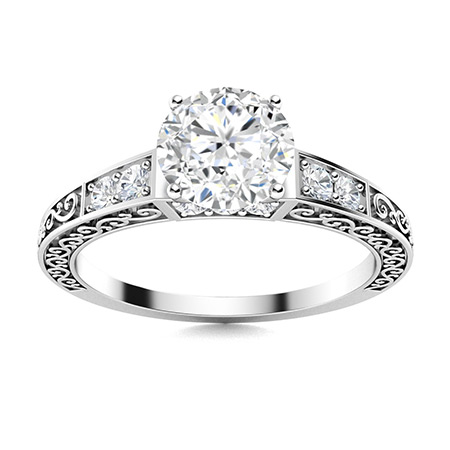 VVS Diamond Rings For Women | Rings | Diamondere (Natural & Certified)