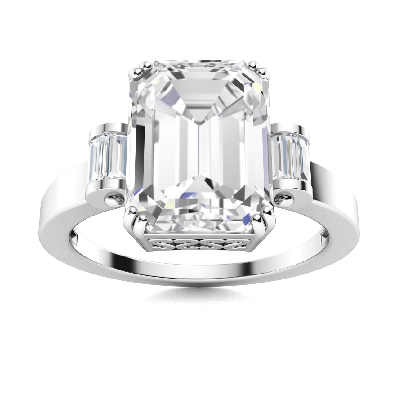 2 Carat Pear Shaped Blue Topaz Engagement Ring, Blue Topaz and Diamonds  Wedding Ring, 14k White