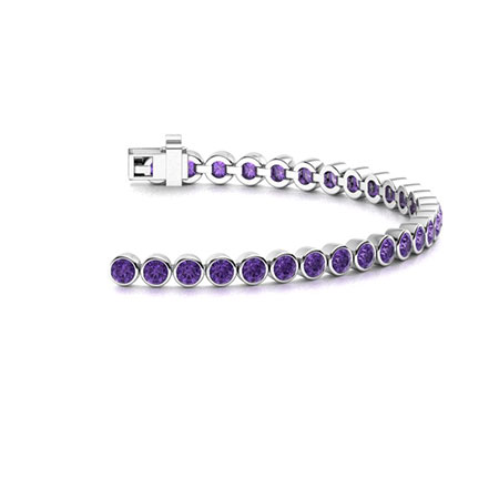 Buy Amethyst XO Line Bracelet 11.52 Carat tw 14K Gold Online | Arnold  Jewelers