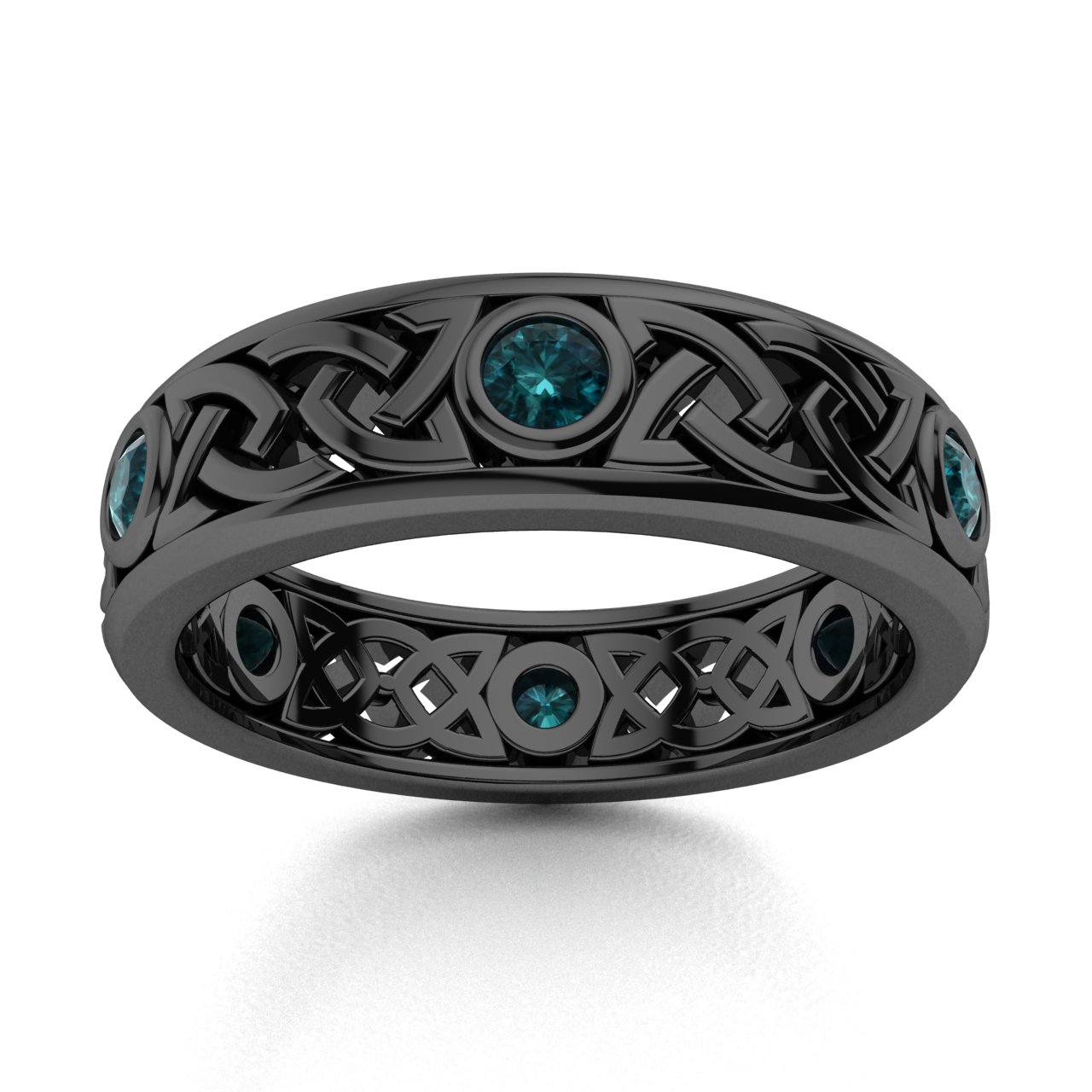 Black Gold Rings For Women | Diamondere